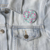 Blume grün button (Beispiel)