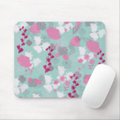 Blume grün mousepad (Mit Mouse)
