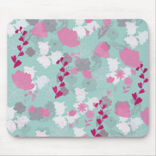 Blume grün mousepad