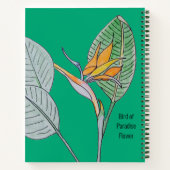 Blume Grün Notizblock (Rückseite)