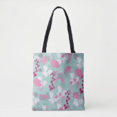 Blume grün tasche (Vorderseite)