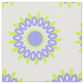 Blume grün und Lila geometrisch Stoff (Nahaufnahme)