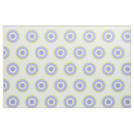 Blume grün und Lila geometrisch Stoff