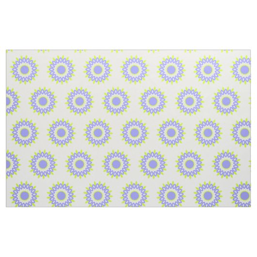 Blume grün und Lila geometrisch Stoff (Fat Quarter (45,7 x 55,9 cm))