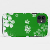 Blume grün und weiß Case-Mate iPhone hülle (Rückseite (Horizontal))