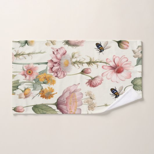 Blume Grünbäume Badhandtuch Set (Handtuch)