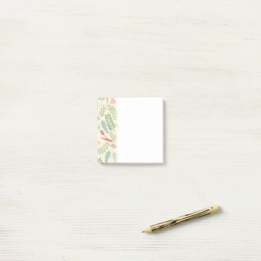 Blume Grüne Blätter Blumengarten Frühlingswohnunge Post-it Klebezettel (Auf Schreibtisch)