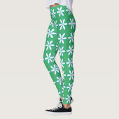 Blume Grüne Leggings (Links)