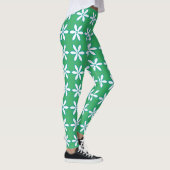 Blume Grüne Leggings (Rechts)
