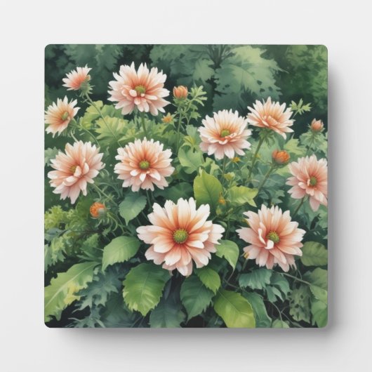 Blume Grüne Weinroute Mendrisiotto Fotoplatte (Vorderseite)