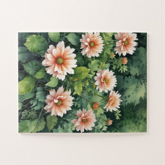 Blume Grüne Weinroute Mendrisiotto Puzzle (Horizontal)