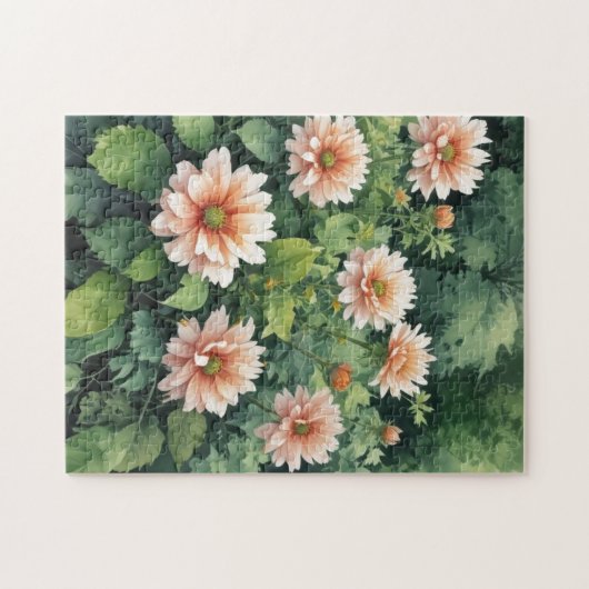 Blume Grüne Weinroute Mendrisiotto Puzzle (Horizontal)