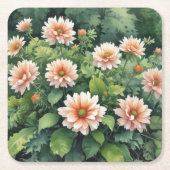 Blume Grüne Weinroute Mendrisiotto Rechteckiger Pappuntersetzer (Vorderseite)