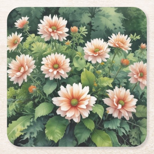 Blume Grüne Weinroute Mendrisiotto Rechteckiger Pappuntersetzer (Vorderseite)