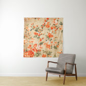 Blume Grunge Art Wandteppich (Beispiel)