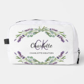 Blume-Grünname Waschbeutel (Vorderseite)