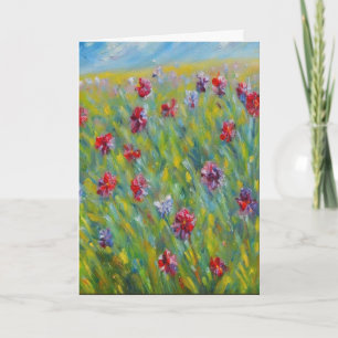 Blume Grußkarte 2 Feiertagskarte