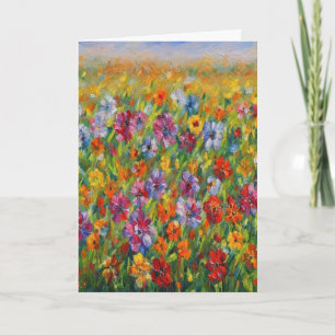 Blume Grußkarte 3 Feiertagskarte