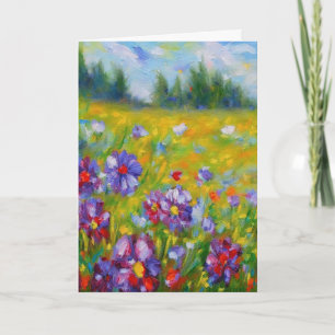 Blume Grußkarte 4 Feiertagskarte