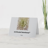 Blume Grußkarte Karte (Rückseite)