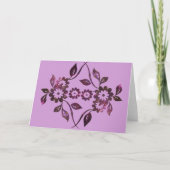 Blume Grußkarte Karte (Vorderseite)