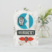 Blume-Grußkarte Karte (Stehend Vorderseite)