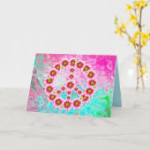 Blume Grußkarte Karte (Gelbe Blume)