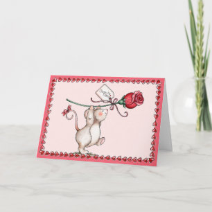 Blume - Grußkarte Karte