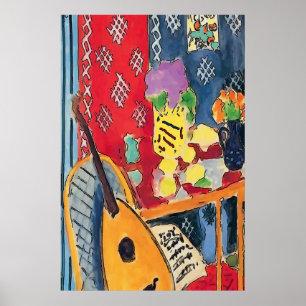 Blume Guitar & Coffee Cup Poster