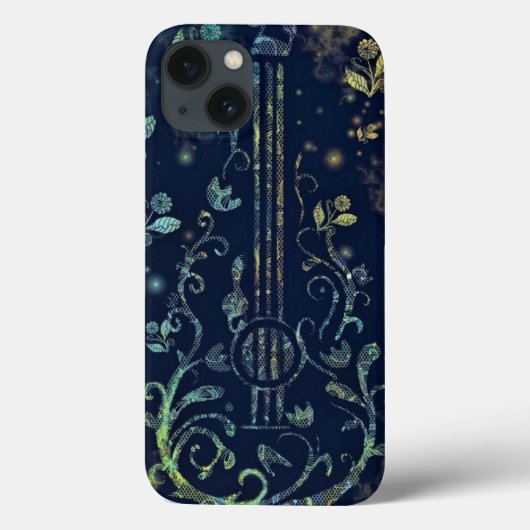 Blume Guitar iPhone Case (Rückseite)