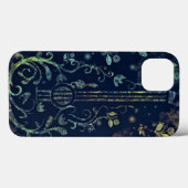 Blume Guitar iPhone Case (Rückseite (Horizontal))
