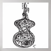 Blume Guitar Poster (Vorne)
