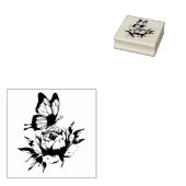 Blume Gummistempel (Stempel)