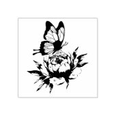 Blume Gummistempel (Prägung)