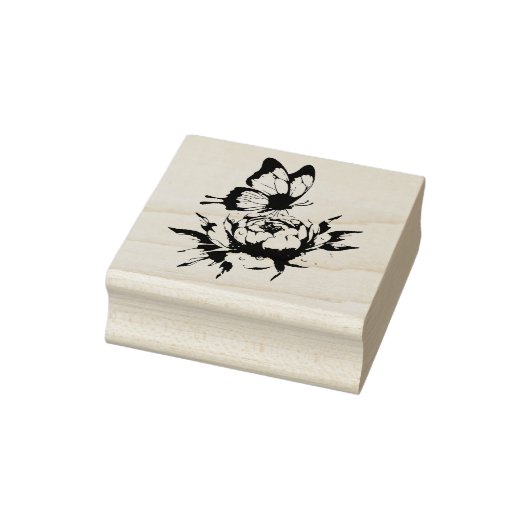 Blume Gummistempel (Stempel)