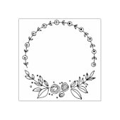 Blume Gummistempel (Prägung)