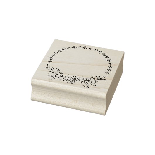 Blume Gummistempel (Stempel)