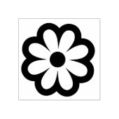 Blume Gummistempel (Prägung)