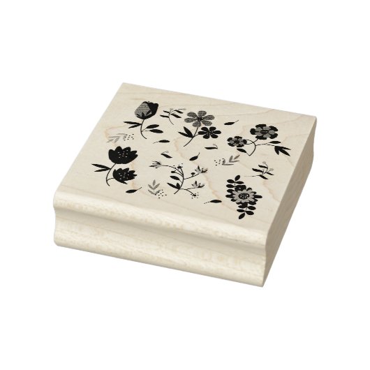 Blume Gummistempel (Stempel)