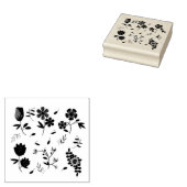 Blume Gummistempel (Stempel)