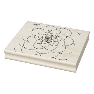 Blume Gummistempel