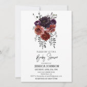 Blume Halloween Einladung (Vorderseite)