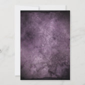 Blume Halloween Einladung (Rückseite)