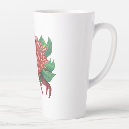 Blume Handgezogene Waratah Wasserflasche Milchtasse (Rechts)