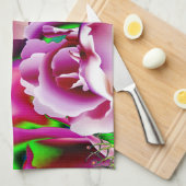 Blume Handtuch (Viertel Falte)