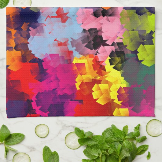 BLUME HANDTUCH (Gefaltet)