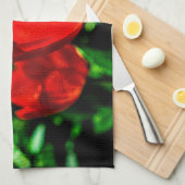 Blume Handtuch (Viertel Falte)