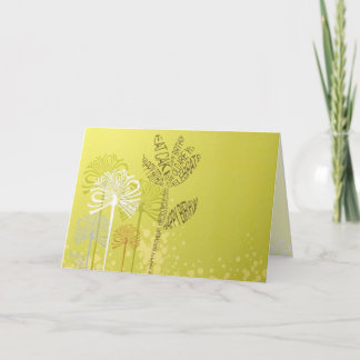 Blume Happy Birthday Karte