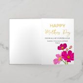 Blume Happy Mütter Day Gold (Äußere Ablage)