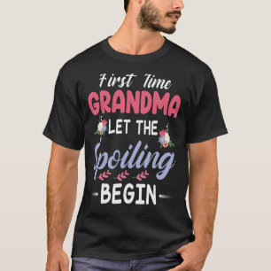 Blume Happy Nana Erstmals Oma Ließ die Spoi T-Shirt